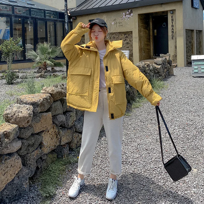 Фото Модная новинка 2019 зимняя куртка женская модная теплая парка зима 6613|Женские