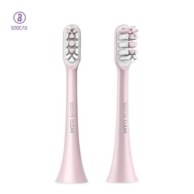 2pc Pink 1/2/3 шт. Замена Зубная щётка головка для SOOCAS/SOOCARE X3 Электрический Зубная щётка головы Уход за зубами инструмент Зубная щётка головы - Цвет: 2pc Pink