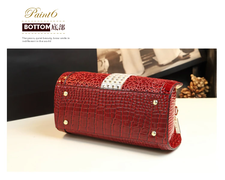 Роскошная модная сумка стразы женская вечерняя со стразами и кружевом кожаная