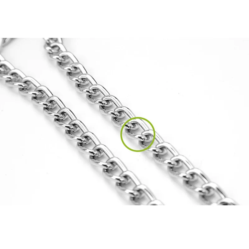 Материал: железо серебро ошейник цепочка для собак скрученный прогулок