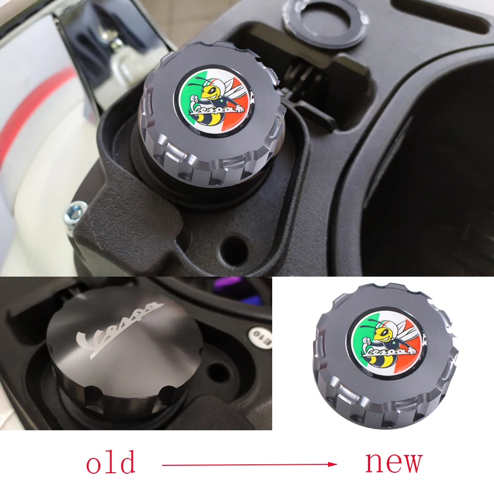 Новый газовый топливный бак наполнитель масляная Крышка для скутера Piaggio VESPA GTS GTV