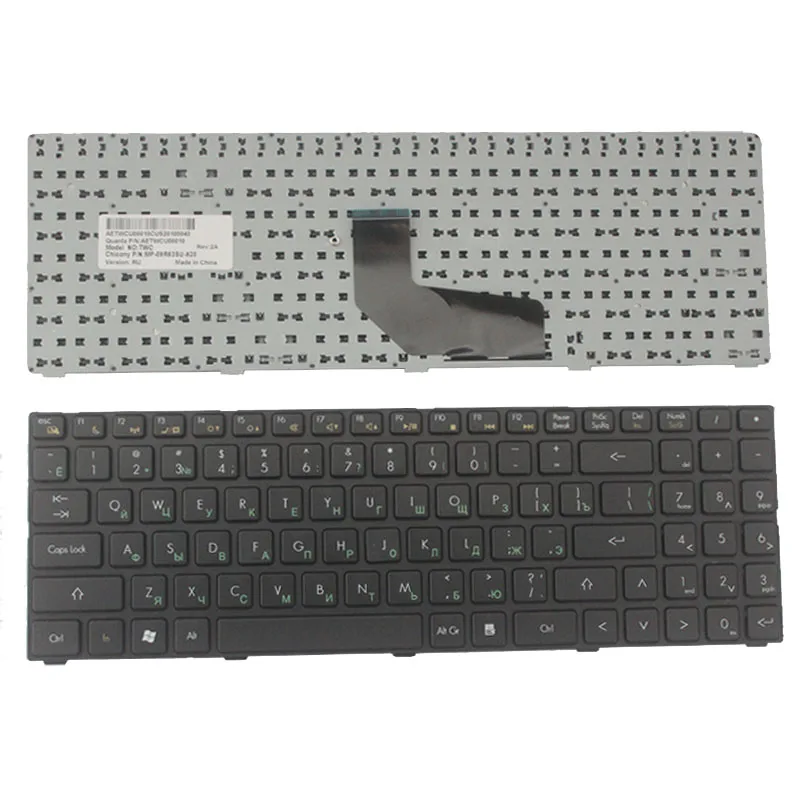 Клавиатура для ноутбука DNS 0165295 0155959 0158645 AETWCU0010 RU Черная|russian laptop keyboard|laptop keyboardkeyboard