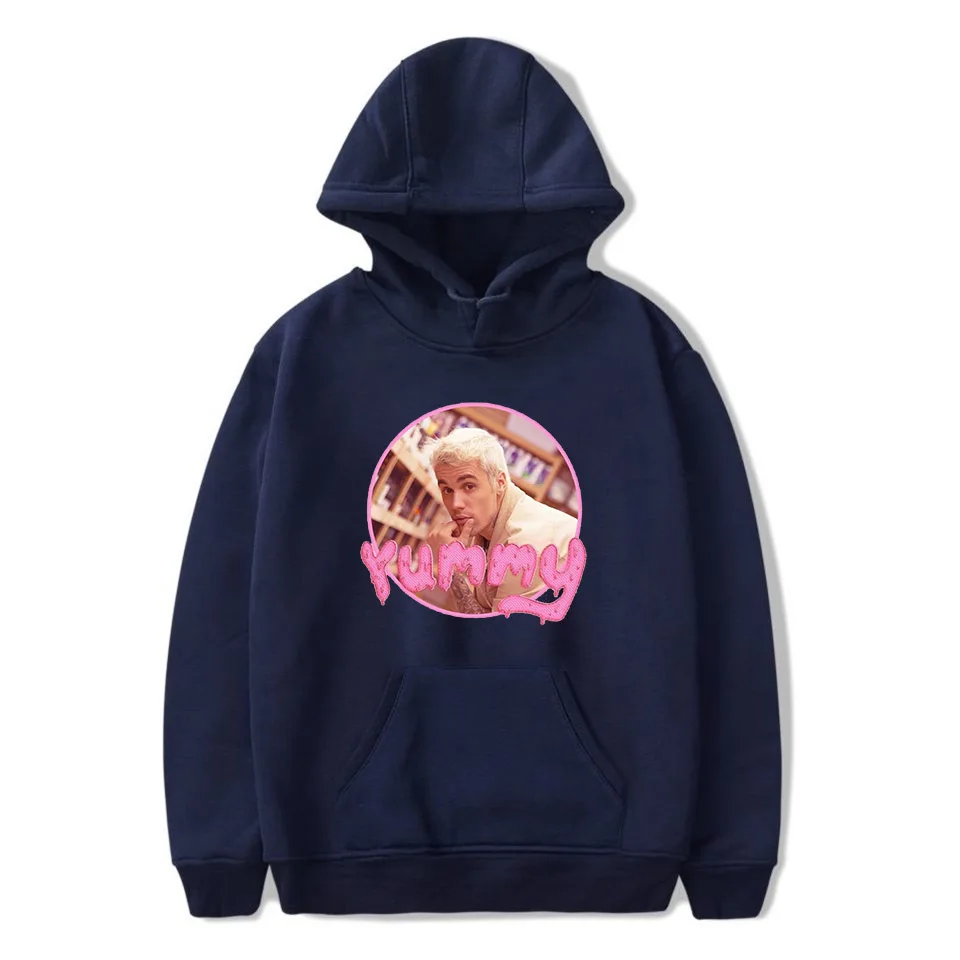 Джастин Бибер юмми пальто с капюшоном для мужчин осень 2020 принтом верхняя одежда