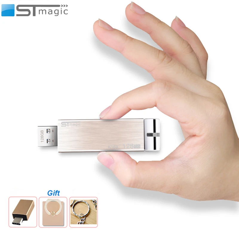 Мини SSD USB3.1 256GB Портативный твердотельный флеш накопитель 64GB 128GB PC Внешний 430 МБ/с.