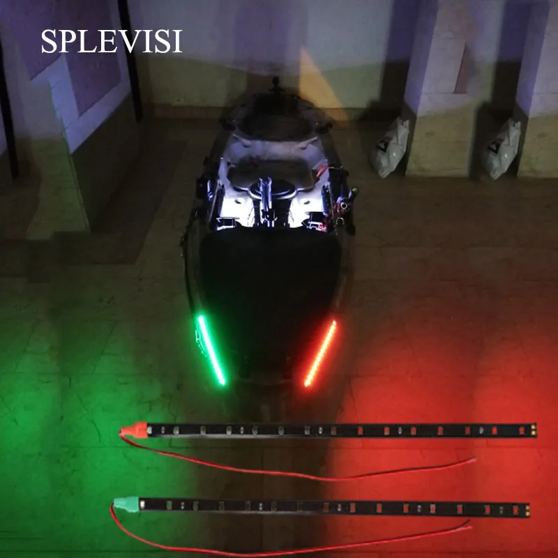 Понтонный светодиодный луковой светильник красный и зеленый навигационный