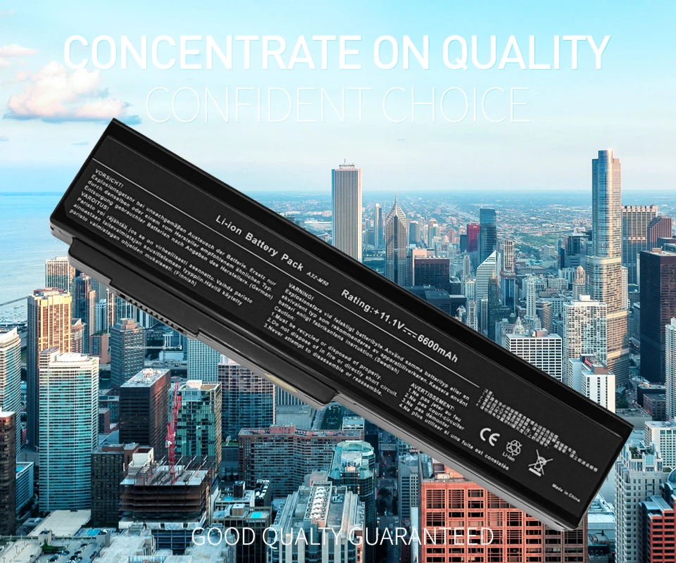 ApexWay Аккумулятор для ноутбука ASUS N61 N61J N61Jq N61V N61Vg N61Ja N61JV N53 M50 M50s N53S A32-M50 A32-N61 A32-X64 A33