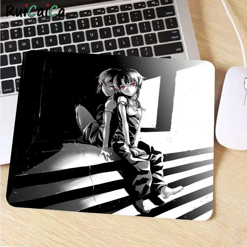 

RuiCaiCa New game Serial Experiments Lain Anime mouse pad gamer play mats Smooth Writing Pad Desktops Mate gaming mouse pad