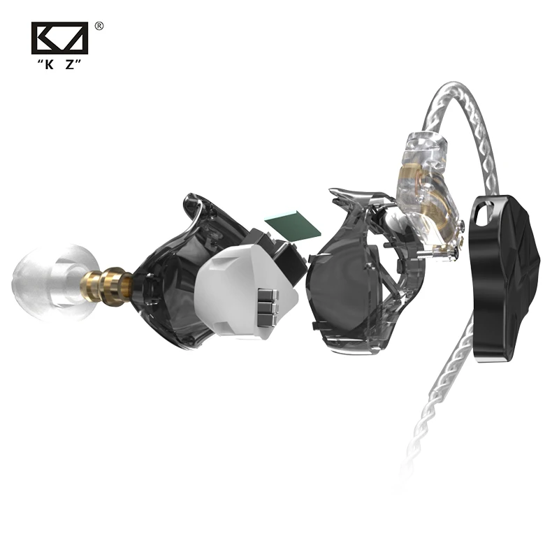 Фото Наушники вкладыши KZ ASF 10BA Hi Fi наушники с шумоподавлением спортивные 10 BA Наушники вкладыши KZ ASF 10BA Hi Fi наушники с шумоподавлением спортивные 10 BA