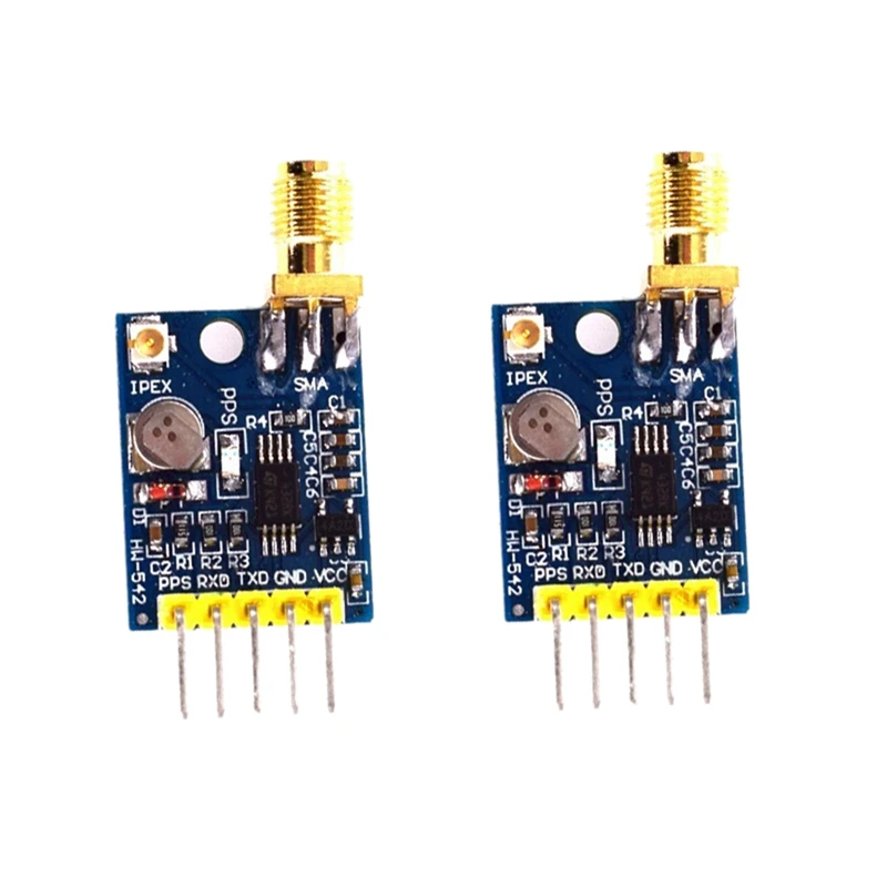 

2Pcs NEO-7M Dual Antenna Interface GPS Mini EEPROM Satellite Positioning Module 51 SCM MCU STM32