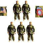 5 костюмов 1:6 Масштаб фигурки аксессуары Второй мировой войны 101-й десантная Боевая форма военные костюмы для 12 дюймов Gi Joe фигурка солдата