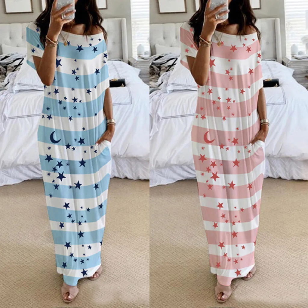 Платье женское длинное с круглым вырезом однотонный белый вечерний сарафан