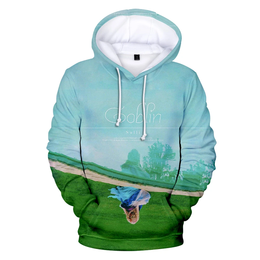 

Autumn New Sulli Comfortable 3D Pullover Girls Hoodie Women's / Men's Printing Korea Sulli Children's 3D Sweatshirt Casual Top
