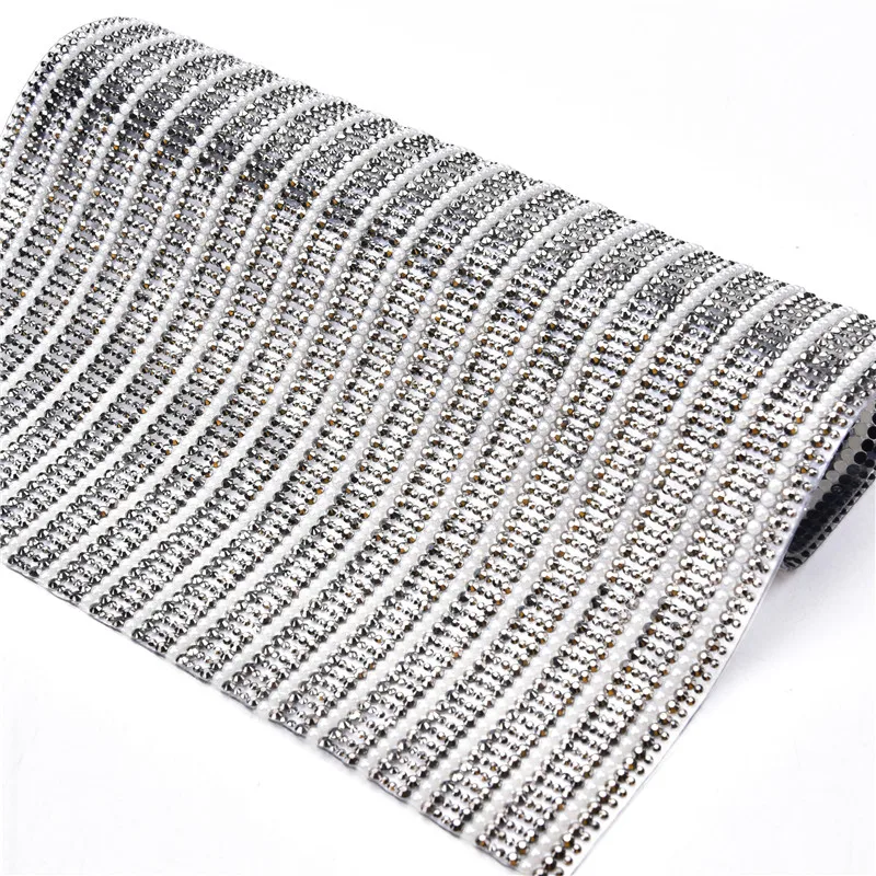 Самоклеющиеся 24x40 см алмазные Стразы блестящий Блестящий перламутровый кристалл