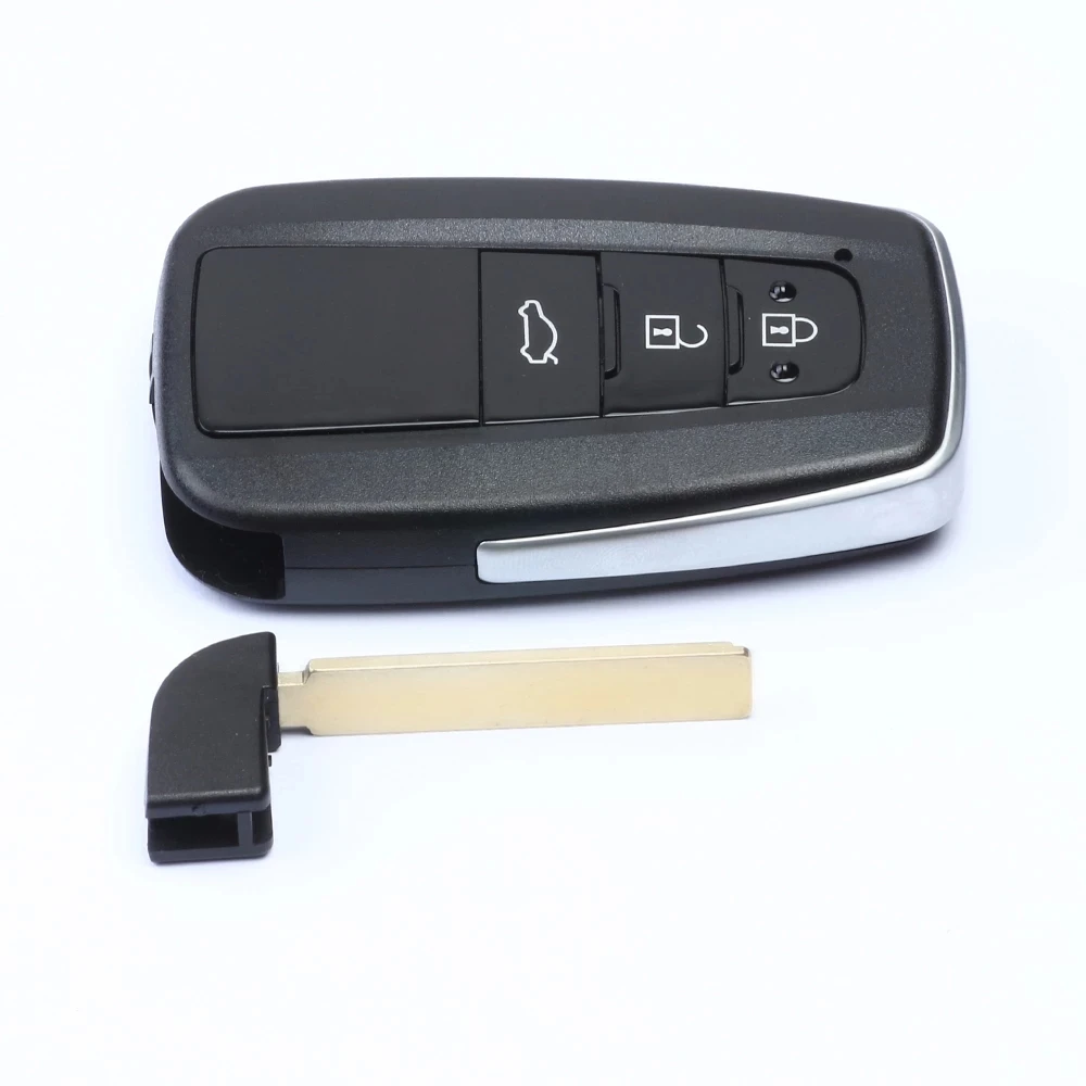 Смарт-чехол KEYECU для автомобильного ключа с 2/2018 кнопками брелок Toyota C-HR RAV4 Prius Avalon