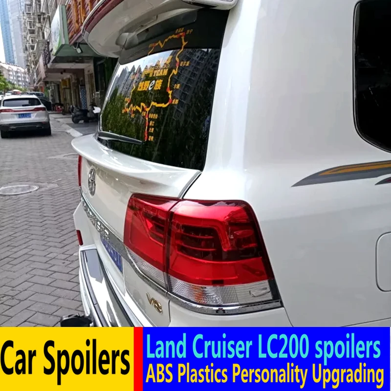 Для Toyota Land Cruiser LC200 2016 до 2018 ABS Материал средний спойлер любой цвет или праймер