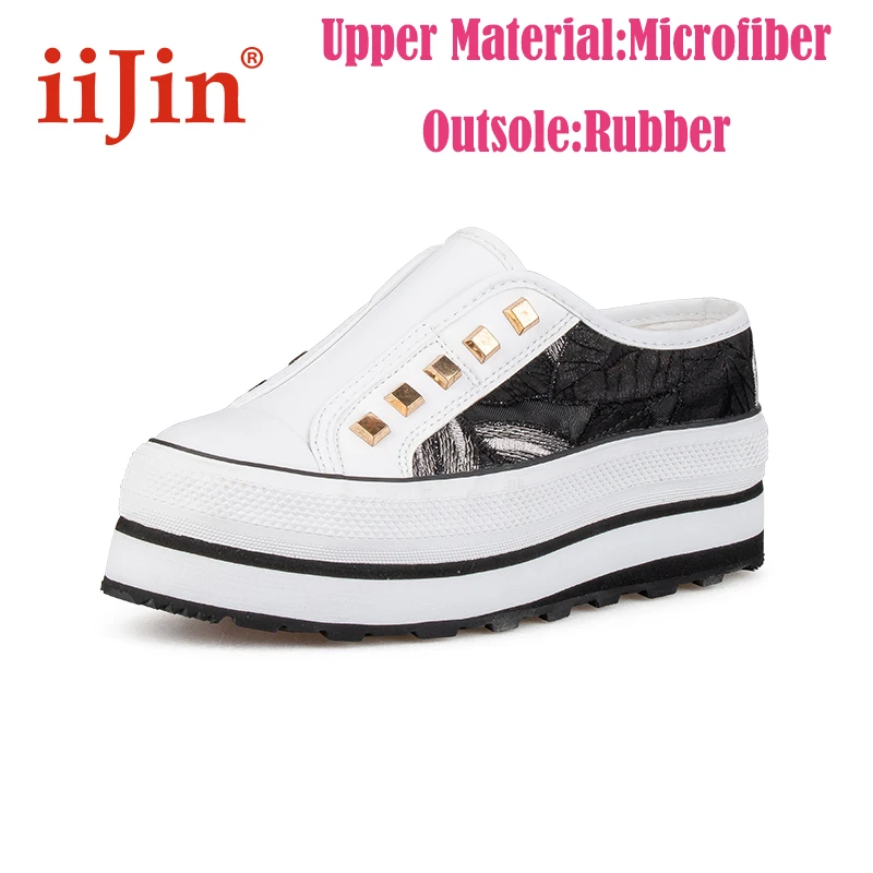 С утолщенной подошвой Цвет ткани здание с заклепками без застежки на шнуровке