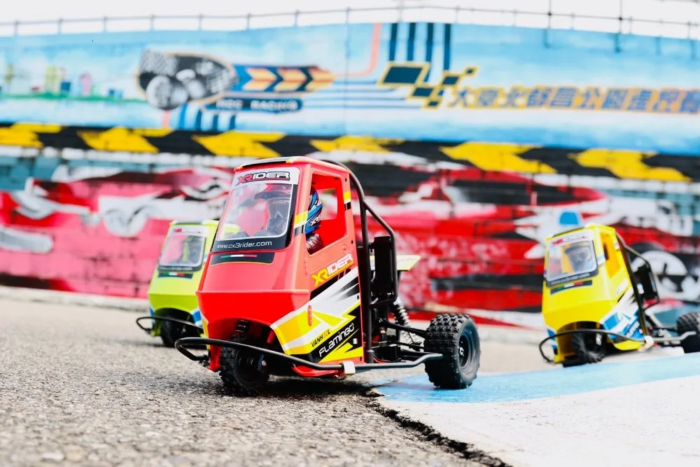 Забавный RC X-Rider Фламинго 1/8 2,4G 2WD Rc автомобиль электрический трицикл мотоцикл трицикл RTR дрейф