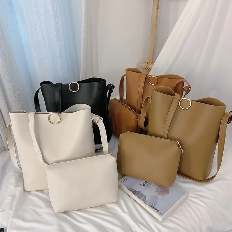 Сумка-Кроссбоди из искусственной кожи для женщин 2019 комплект двух предметов