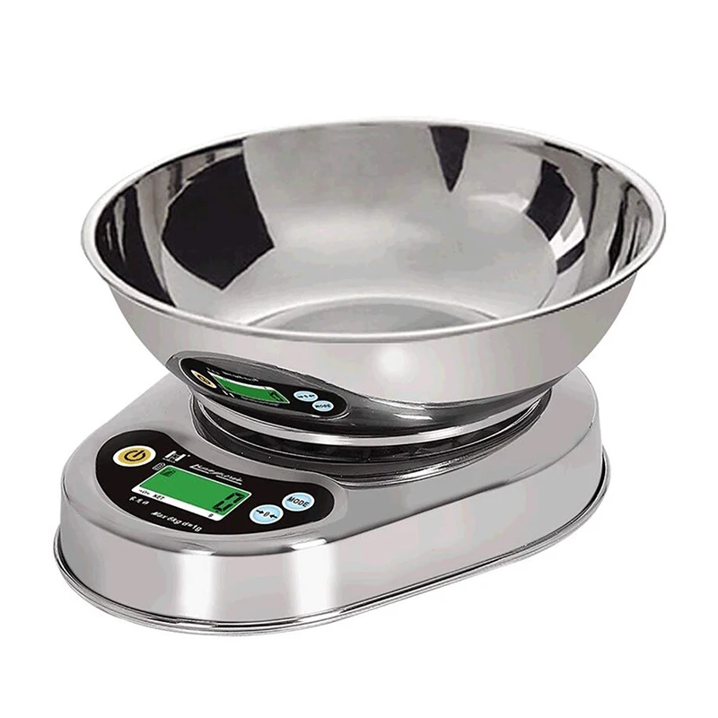 

6kg/1g 1kg/0.1g Digital Electronic Kitchen Food Diet Scale Weight Balancer Home LCD Digital Electronic Weighing Scale with Bowls