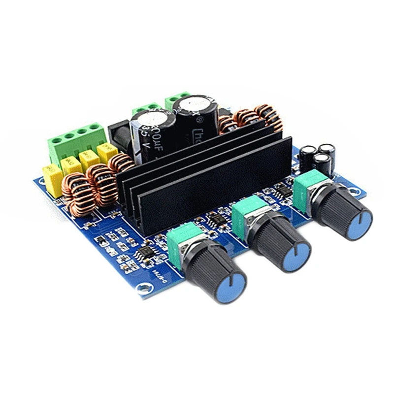 2 1 цифровой o Мощность Плата усилителя 2X80 Вт + 100W TPA3116D2 сабвуфер усилитель DC12 26V МГц