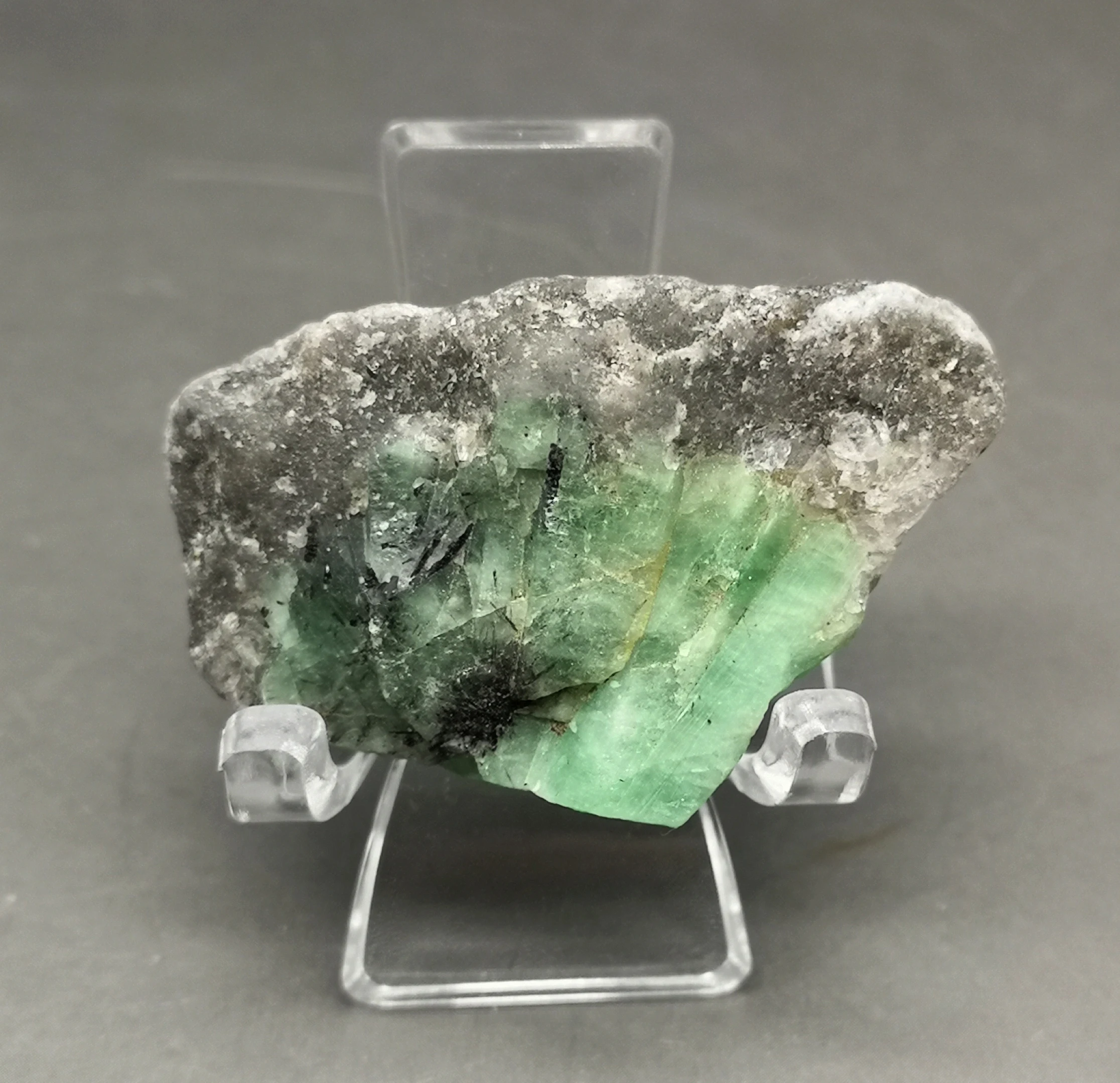 19 г натуральный Изумрудный зеленый минеральный кристалл образец драгоценный