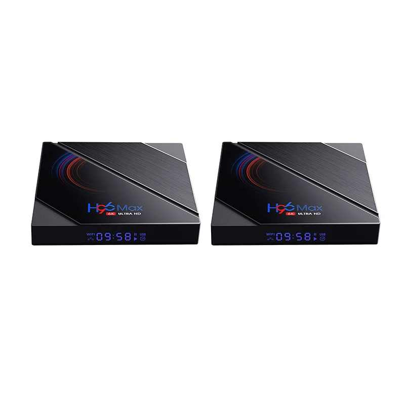 H96 MAX H616 HD 6K Smart TV Интернет четырехъядерный телеприставка Android 10 0 Box плеер (4 +