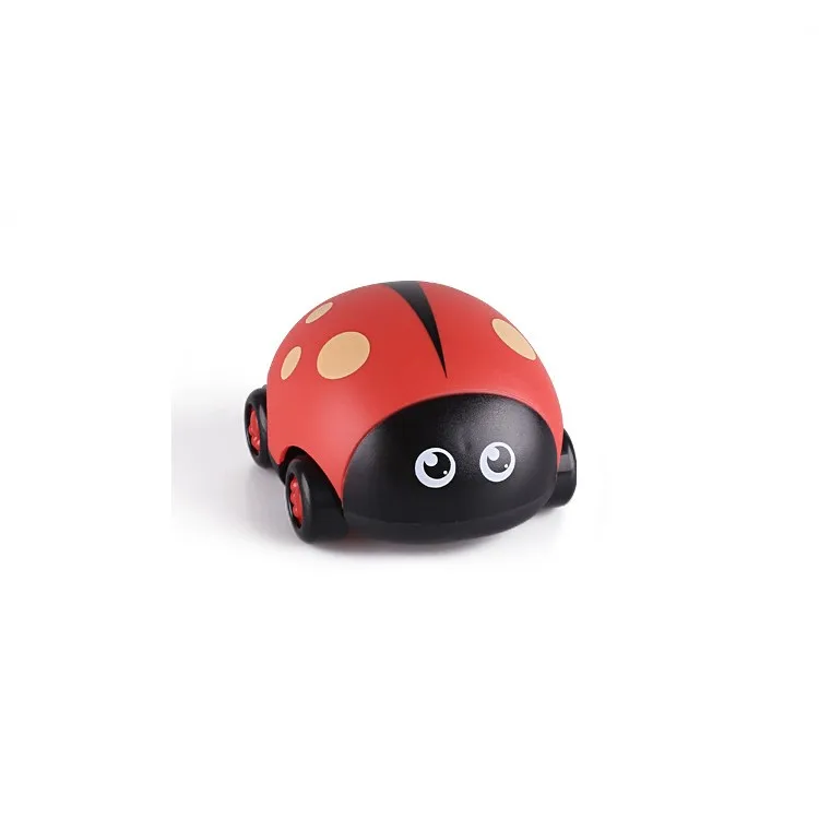 Red Мультяшная мини-игрушка модель автомобиля 1:43 Oyuncak Araba милый Q версия ABS оттягивающая модель автомобиля детские игрушки подарок для детей - Цвет: Red