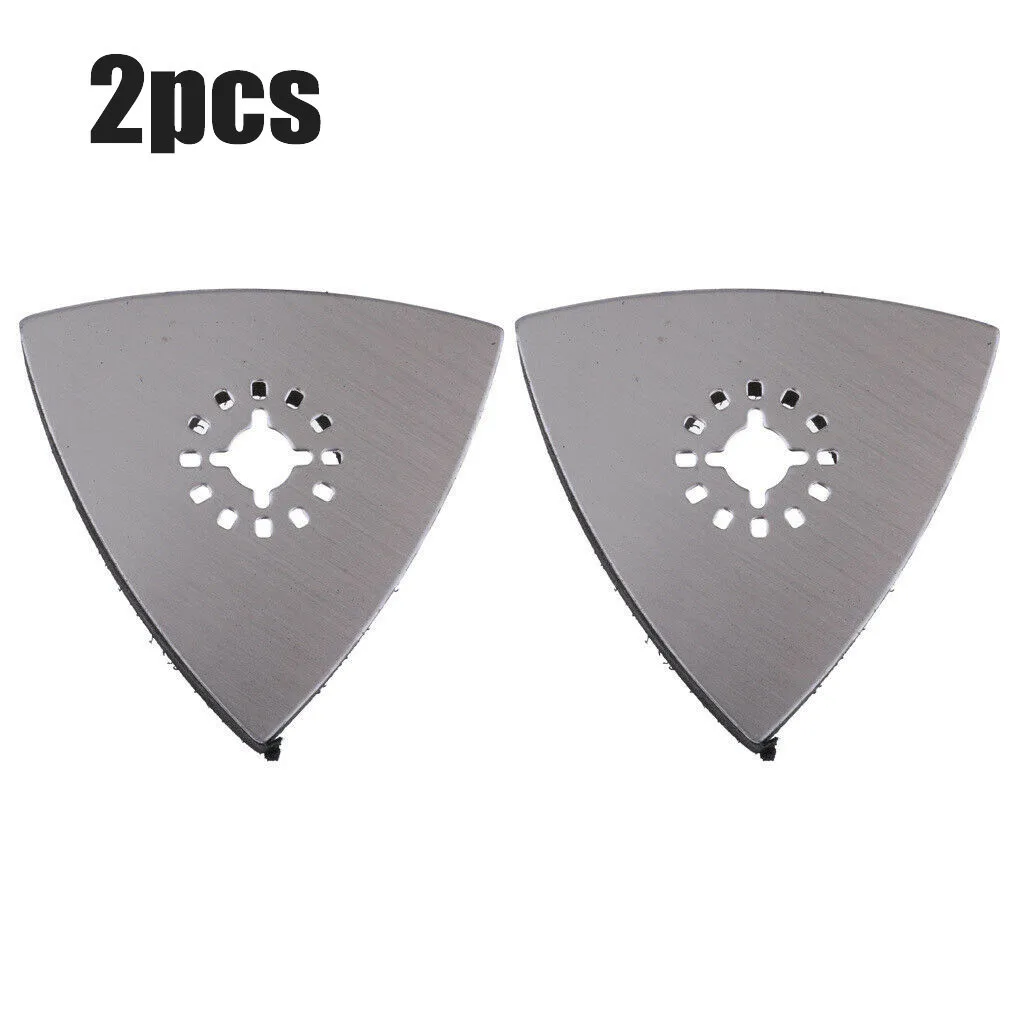 

2pcs Triangular Grinding Pad 80 Mm / 3 Inches For Big Opening Power Multi Tools