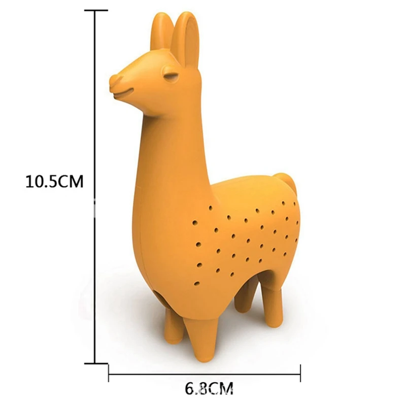 Пищевая силиконовая резина Llama Чай Infuser Альпака животных Чай Infuser Чайный фильтр
