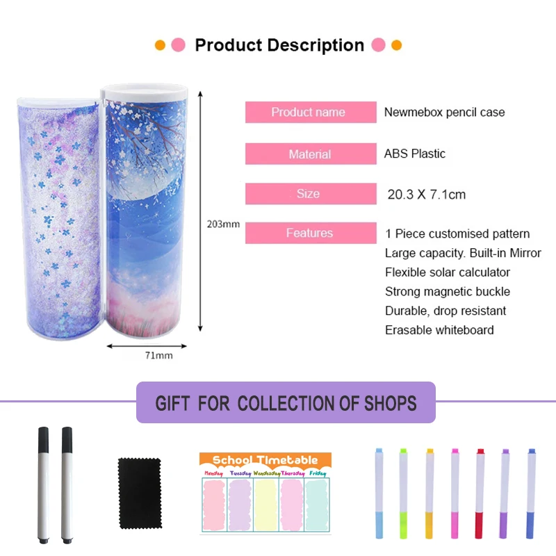 NBX чехол карандаш органайзер Канцелярский набор держатель для ручки креативные