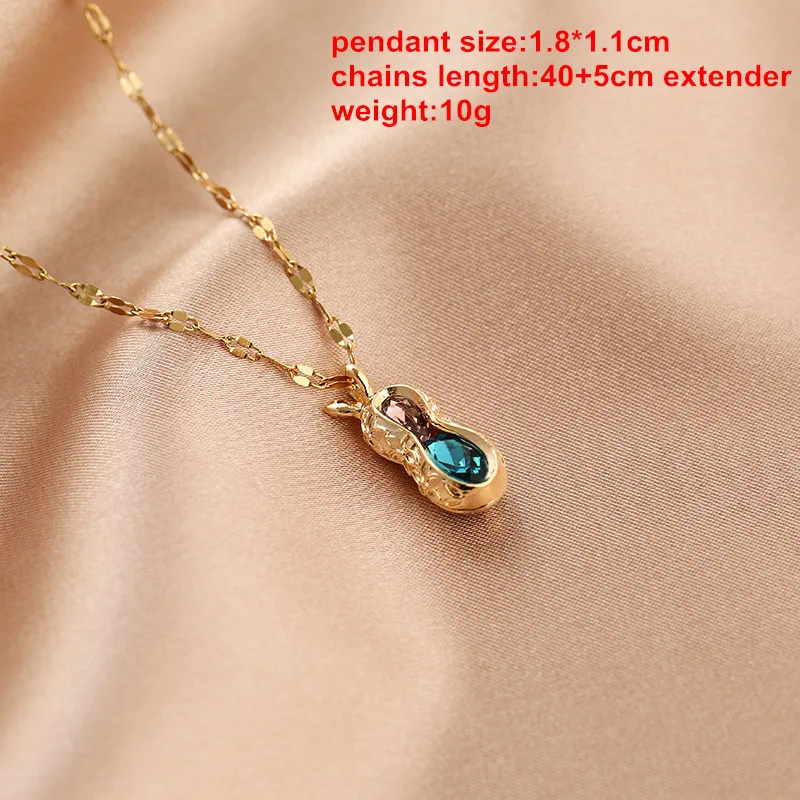 Очаровательное ожерелье с кулоном из высококачественной нержавеющей стали