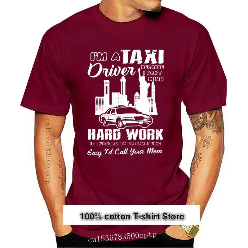 

Camiseta de conductor de Taxi para hombre y mujer, camisa cónica de gran tamaño, S-5xl, novedad de 2021