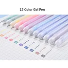 Карамельный цвет пестрого гелевая ручка простой 0,5 мм офисные школьные пишущие ручки Дневник Блокнот ручной работы Цветной ручки набор