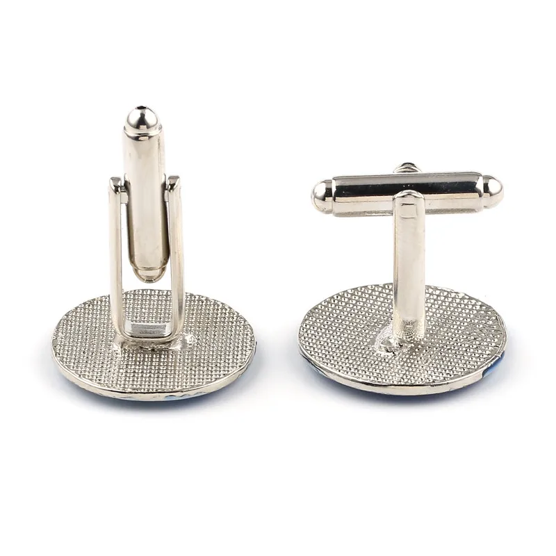 Мира запонки в виде карты круглые карта зажимы для галстуков подарок