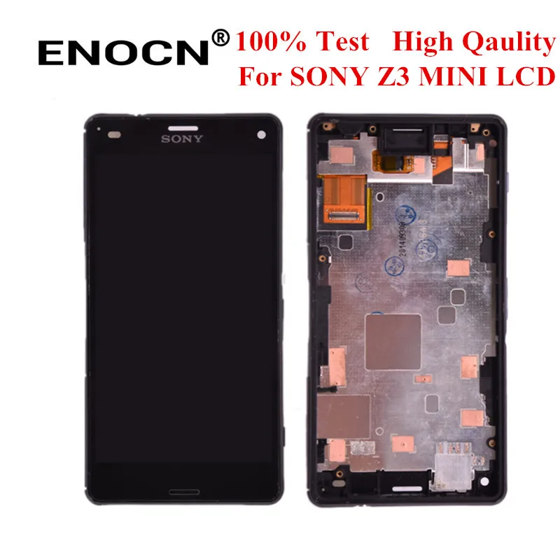 

ЖК-дисплей 4,6 "для SONY Xperia Z3, компактный сенсорный экран с рамкой Z3 Mini D5803 D5833, подходит для SONY Xperia Z3, Компактный ЖК-дисплей, оригинал
