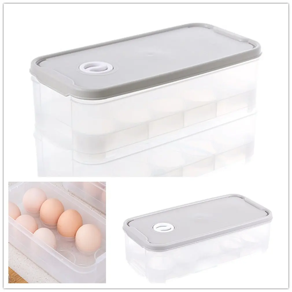 Новый ящик для хранения яиц в холодильнике домашняя коробка кухонный