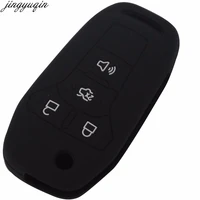 jingyuqin remote 4 buttons silicone flid folding car key cover case for ford fusion 2013 2015