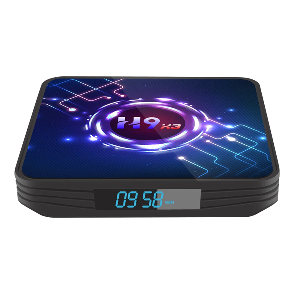ТВ-приставка Android 9 0 8K 4K H9 X3 Ultra HD HDR 5G 1000M wifi Amlogic S905X3 4 Гб 64G Youtube Netflix очень быстрая