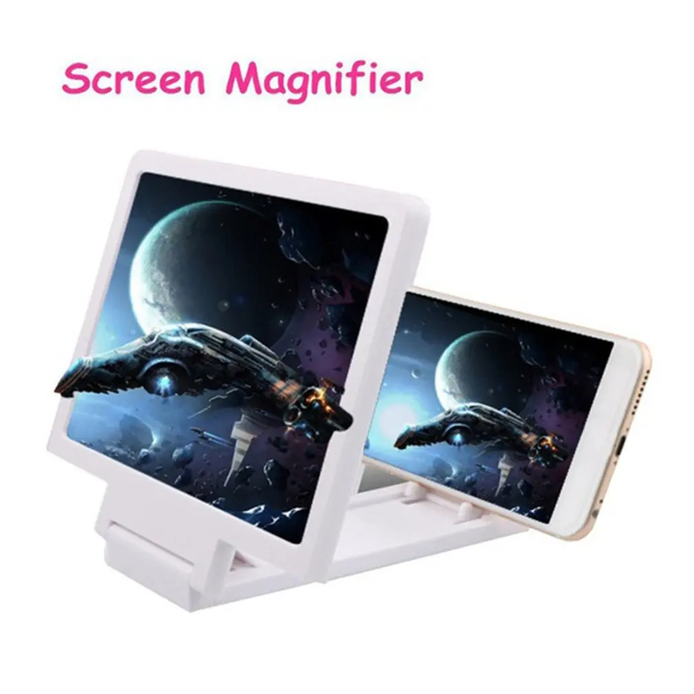 

Mobile Phone Screen Magnifier Eyes Protection Display 3D Video Screen Amplifier Folding Enlarged Expand Stand Holder