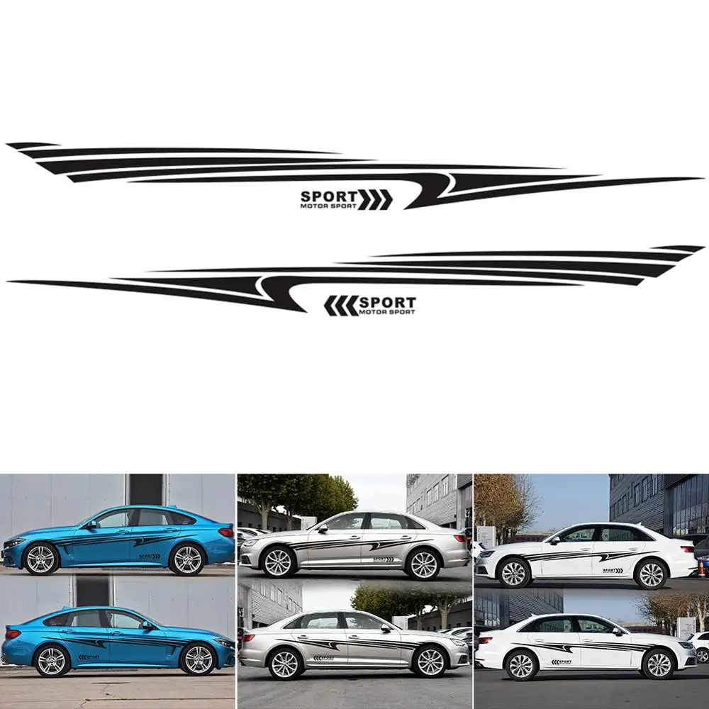 Лидер продаж 2 виниловые графические наклейки для кузова автомобиля SUV боковые