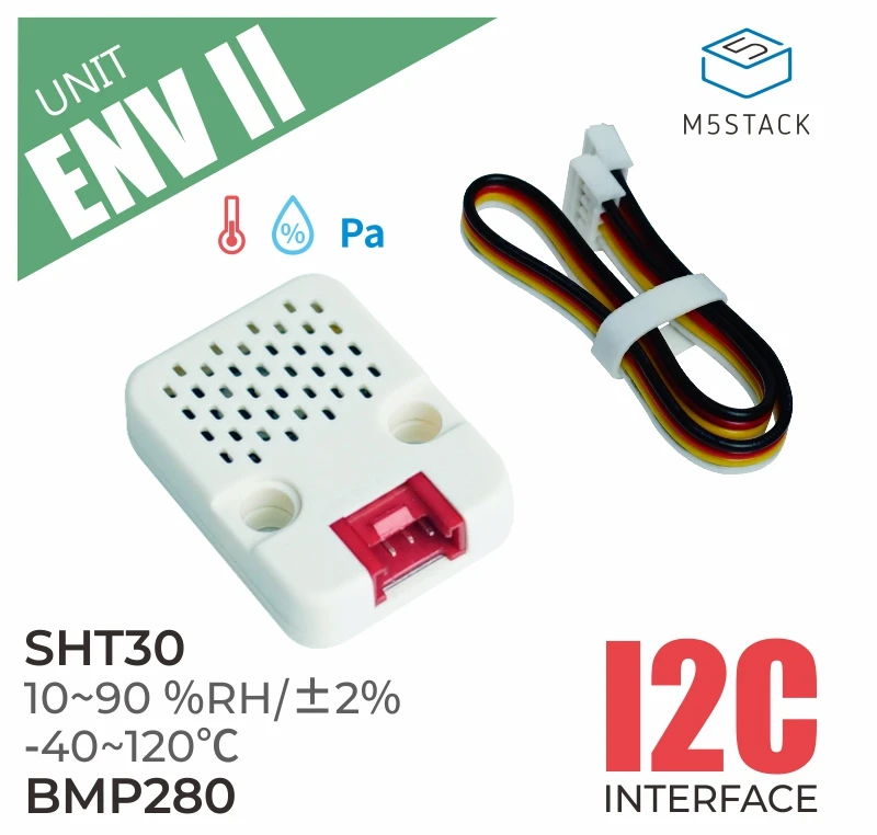 M5Stack официальный ENV II Датчик окружающей среды SHT30 & BMP280 высокоточная Температура
