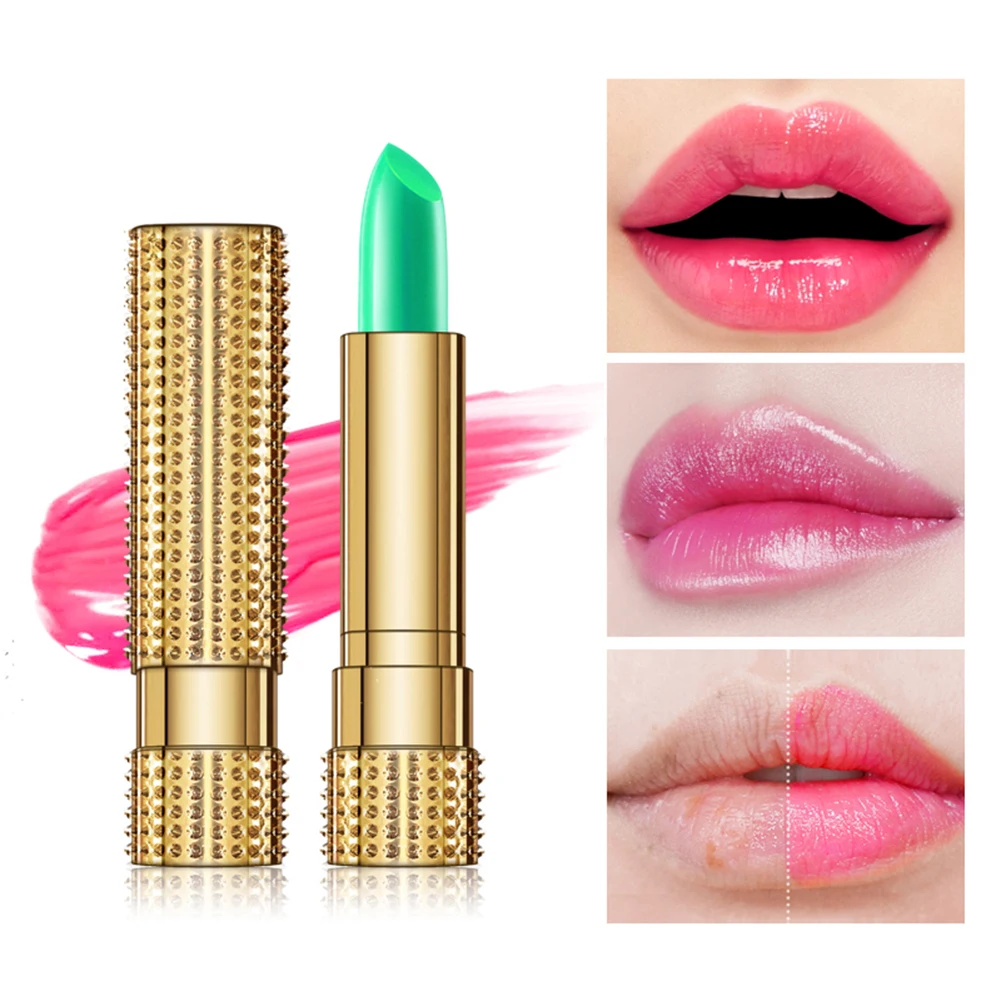 

Aloe Vera Color Changing Is Not Easy To Fade Lipstick Moisturizing Moisturizing Lasting Color and Moisturizing Lipstick