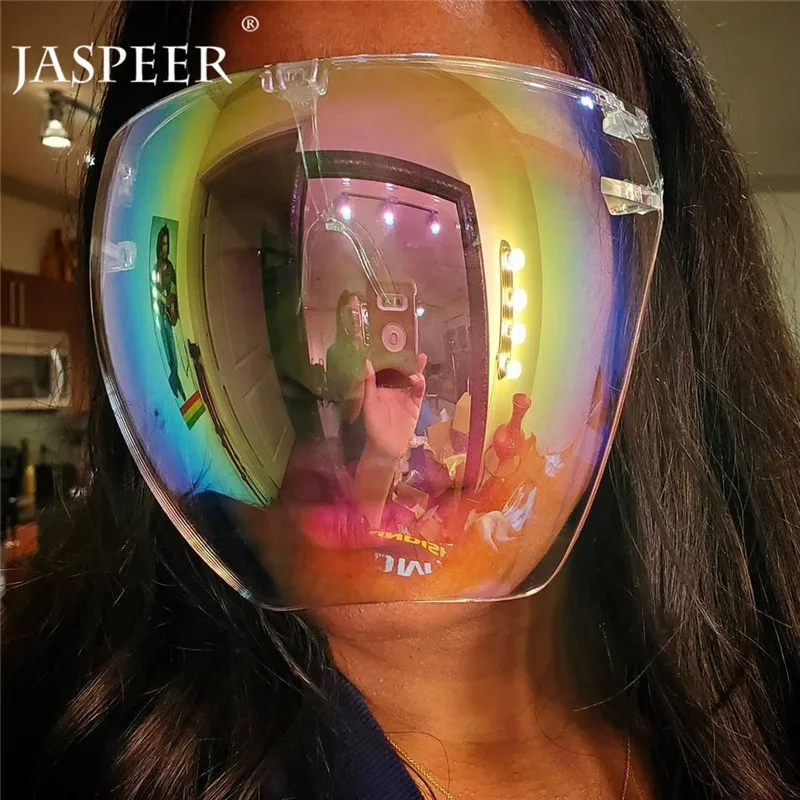 Солнцезащитные очки Jaspeer для мужчин и женщин цельные защитные | Аксессуары одежды