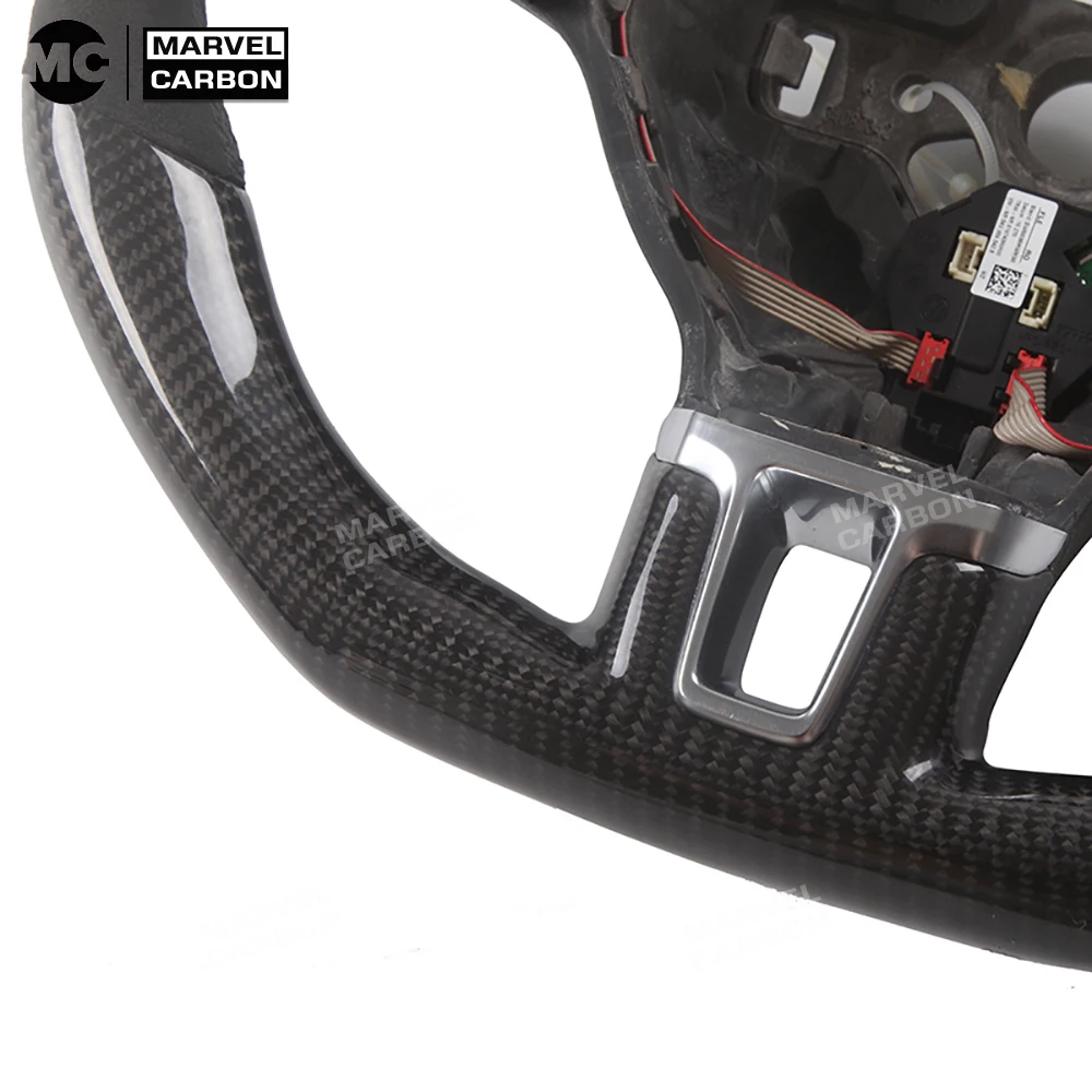 100% Real Carbon Fiber Steering Wheel for Bora Golf Passat | Wheels &amp Hubs