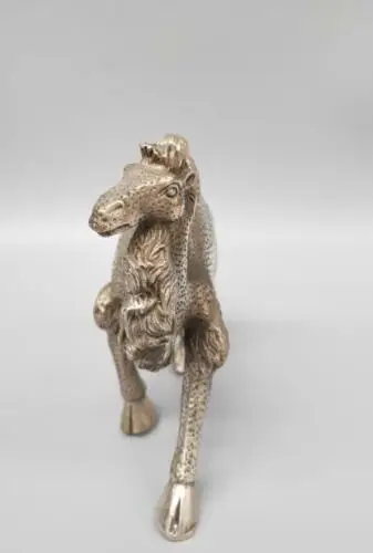

Chinese white copper camel crafts statue