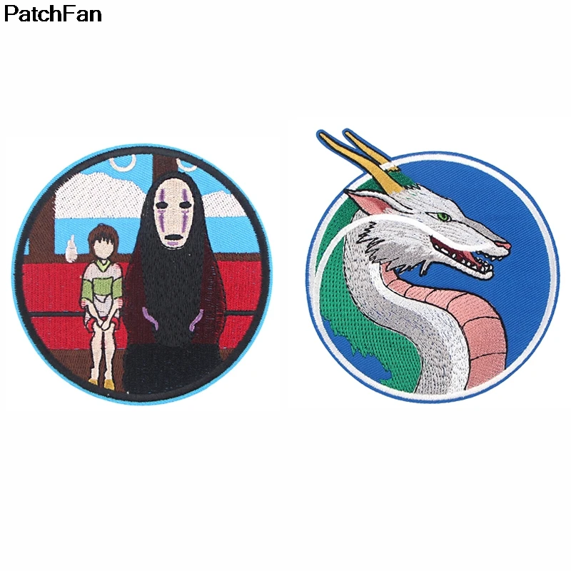 

Patchfan Movie cartoon Iron on patches clothing embroideried Patchwork accessories custom badges A2655