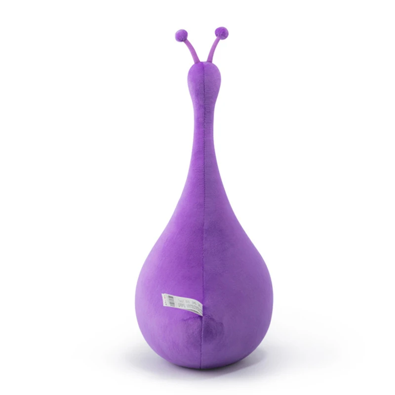 23 см мультфильм насекомое плюшевые игрушки Larvas фиолетовая милая мягкая кукла