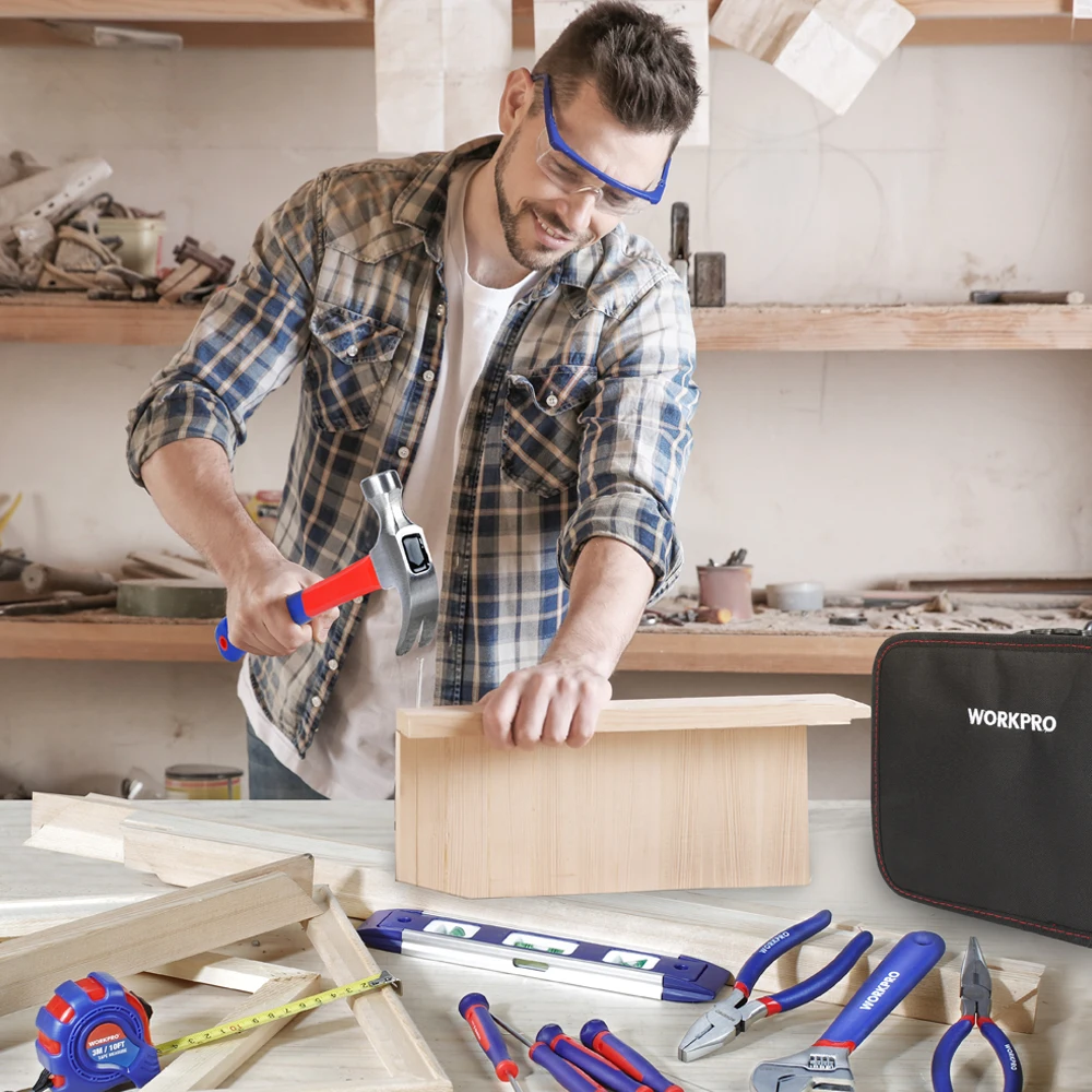 WORKPRO 100 шт. Домашний набор инструментов кухонный механический плоскогубцы