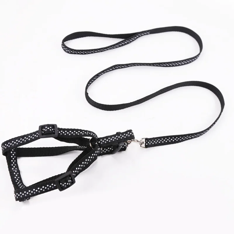 

120cm Durable Adjustable Nyloon Pet Dog Collar Harness Set Dog Leashes Dog Cat Lead Leash Training Walking Vest Lead