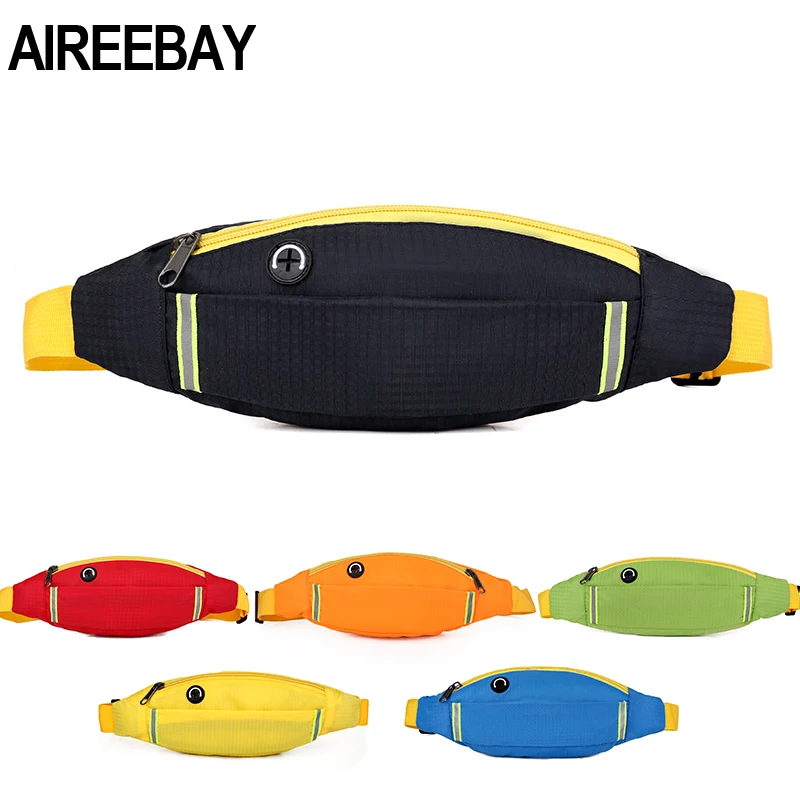 Светоотражающие поясные сумки AIREEBAY для бега Женская поясная сумка уличная